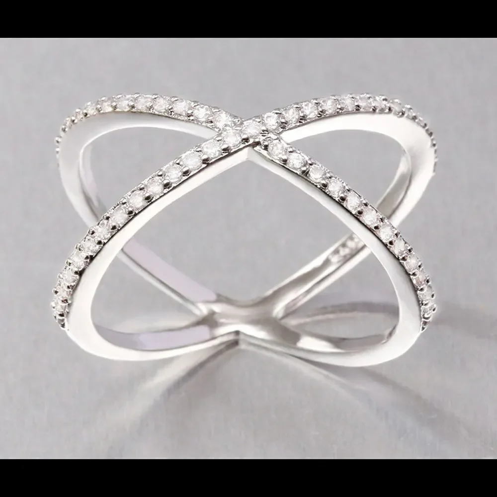 Sterling Silver Cubic Zirconia High Quality Ring